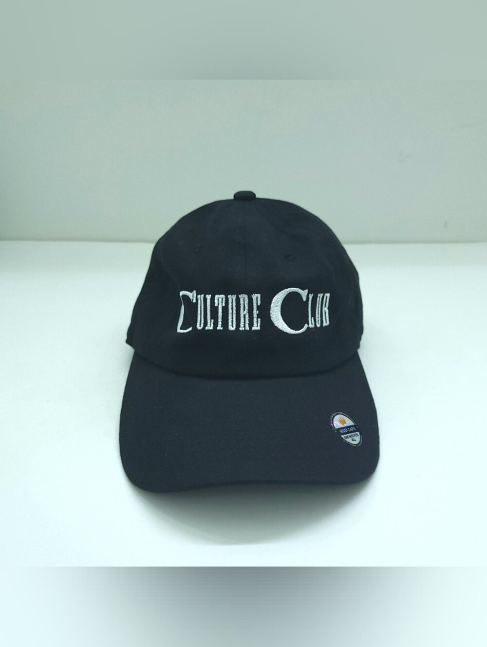 Culture Club Boy George Black Embroidered Baseball Cap Adult Strap Back - New